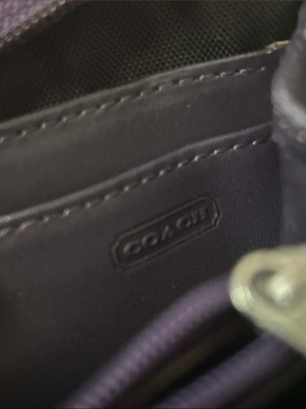Coach Neo collection zip-around wallet Vintage Y2K GUVC - Picture 3 of 12